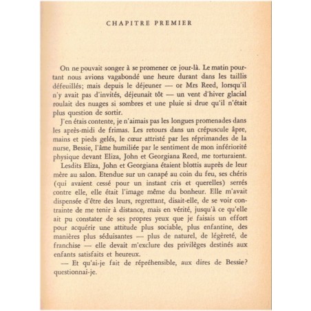 Jane Eyre, Charlotte Brontë - Angleterre XIXe siècle, romans d'amour, Cercle du Bibliophile,