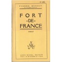 Fort-de-France, Pierre Benoit, 1928 - Martinique, Antilles, volcans, roman d'amour, Amérique Latine, dominoté toilé