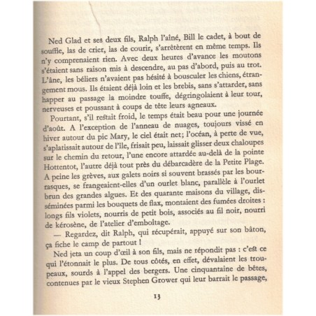 Les bienheureux de La Désolation, Hervé Bazin, 1970 - île de Tristan da Cunha, irruption volcanique, vie insulaire
