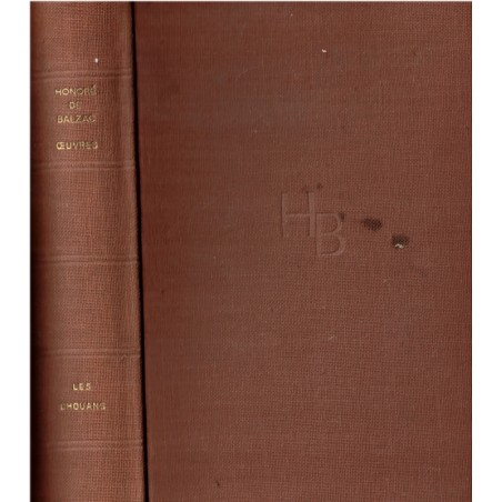 Les chouans ou la Bretagne en 1799, Honoré de Balzac, 1952 - littérature 19e siècle, Directoire