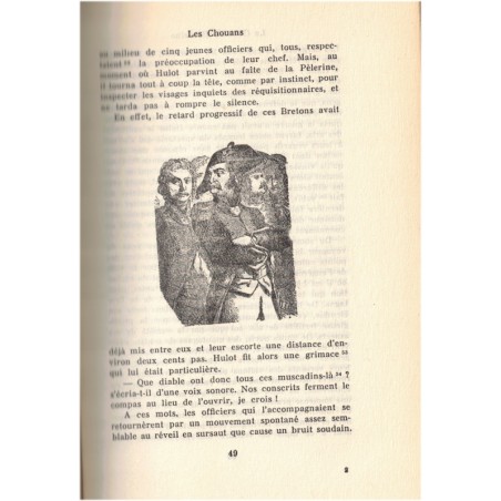 Les chouans ou la Bretagne en 1799, Honoré de Balzac, 1952 - littérature 19e siècle, Directoire