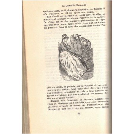 Les chouans ou la Bretagne en 1799, Honoré de Balzac, 1952 - littérature 19e siècle, Directoire
