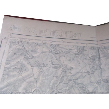 Carte d'état-major Amiens, Somme