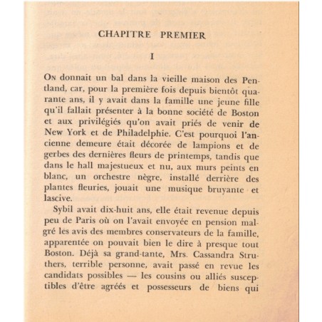 Précoce automne, Louis Bromfield, 1965 - roman, bourgeoise américaine années 1960, littérature américaine