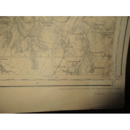 Carte d'état-major Amiens, Somme