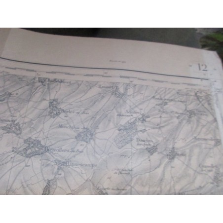 Carte d'état-major Amiens, Somme