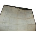 Affiche de 1871, politique, tableau du résultat des votes pour l'Assemblée Nationale le 8 février 1871, Bas-Rhin