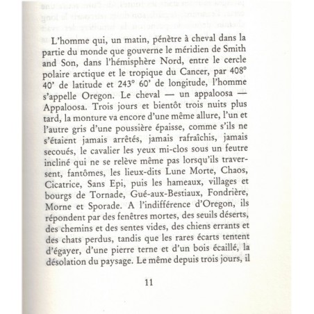 Immobile dans le courant du fleuve, Yves Berger, 1994 - fantaisie, Amérique imaginaire
