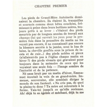 Une saison dans la vie d'Emmanuel, Marie-Claire Blais, 1966 - famille au Québec, écrivain québécois, roman canadien