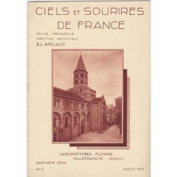 Puy-de-Dôme, Ciels et sourires de France, juillet 1932 - publicité Laboratoires Fluxine