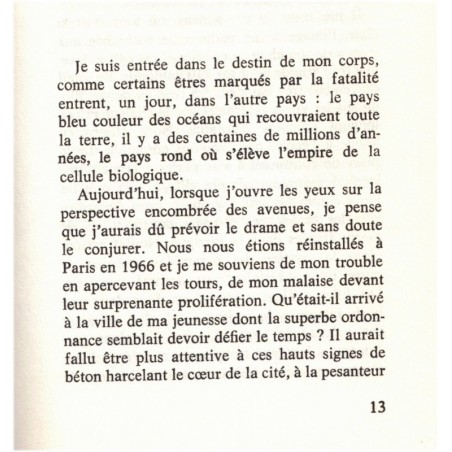 La mémoire blessée, Christine de la Bigne, 1977 - témoignage lutte contre le cancer, hôpital