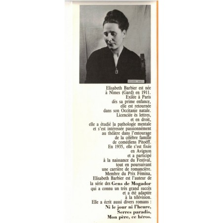 Les gens de Mogador, Julia, T1, Elisabeth Barbier, 1983 - saga familiale 19e s., roman historique, roman d'amour, série TV