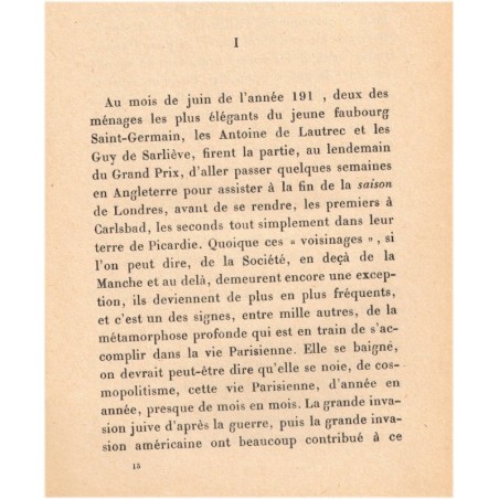 Complications sentimentales, Paul Bourget, 1922 - double amour, marivaudage, paternité, Nouvelles