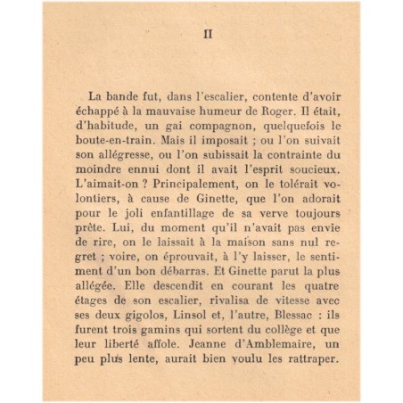 Le cruel amour, André Beaunier, 1926 - roman d'amour