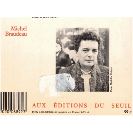 Naissance d'une passion, Michel Braudeau, 1985 - roman d'amour entre cousins, amour interdit