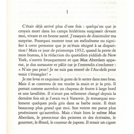 Meshugah, Isaac Bashevis Singer, 1995 - roman yiddish,