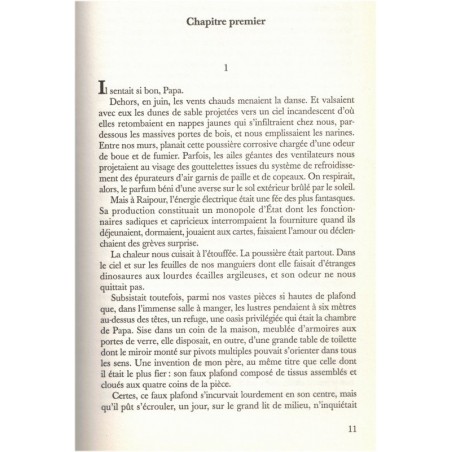 La chambre des parfums, Inderjit Badhwar, 2004 - amour filial, mort du père, traditions indiennes, Inde, écrivain indien