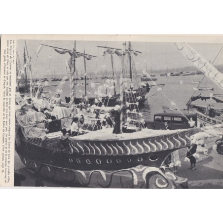 Les régates de Camaret, Finistère, Ciels et sourires de France, décembre 1937, bateaux, nautisme, Laboratoires Fluxine