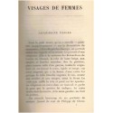 Visages de femmes, André Beaunier, 1913 - biographies femmes célèbres XIXe siècle, société Second Empire