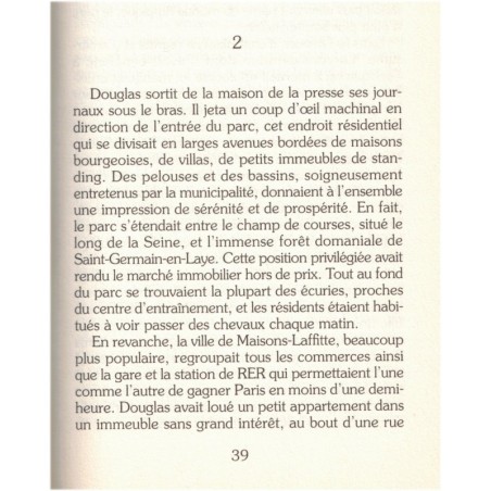 Dans le silence de l'aube, Françoise Bourdin, 2007 - écurie de chevaux, roman français