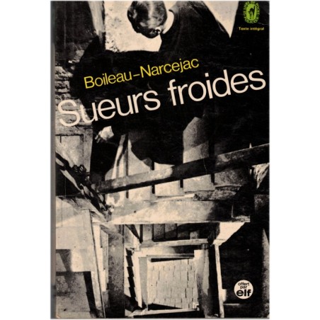 Sueurs froides, D'entre les morts, Boileau-Narcejac, 1971 - suspense, Alfred Hitchcock, roman policier