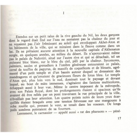 Le médaillon, C.C. Bergius, 1972 - légende égyptienne, roman historique, écrivain allemand