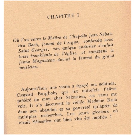 La petite chronique d'Anna Magdalena Bach, Esther Meynell, 1941 - Biographie Jean Sébastien Bach, musique XVIIIe siècle