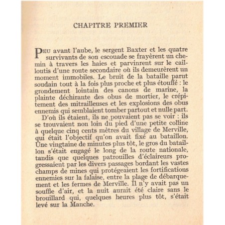 Epitaphe pour un ennemi, George Barr, 1959 - Débarquement en Normandie, GI américain, roman de guerre