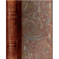 Les Chansons de Béranger, Pierre jean de Béranger, - poésie, littérature XIXe siècle, poètes, collection Gallia, reliure cuir,