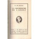 La Recherche de l'absolu, Honoré de Balzac, 1900 - Scènes de la vie privée, Comédie humaine, Collection Gallia, reliure cuir,