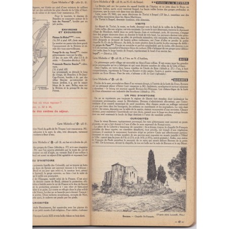 Guide du pneu Michelin, Côte d'Azur, Haute-Provence 1949