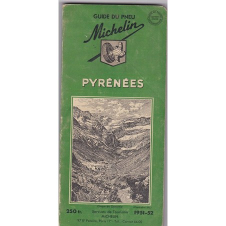 Guide du pneu Michelin, Pyrénées 1951-1952