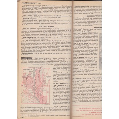 Guide du pneu Michelin, Pyrénées 1951-1952 - guides verts Michelin