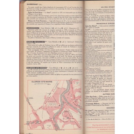 Guide du pneu Michelin, Pyrénées 1951-1952 - guides verts Michelin