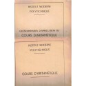 Cours d'arithmétique, et Questionnaire d'application, Institut moderne polytechnique, manuels mathématiques,
