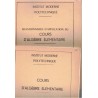 Cours d'algèbre élémentaire, et Questionnaire d'application, Institut moderne polytechnique
