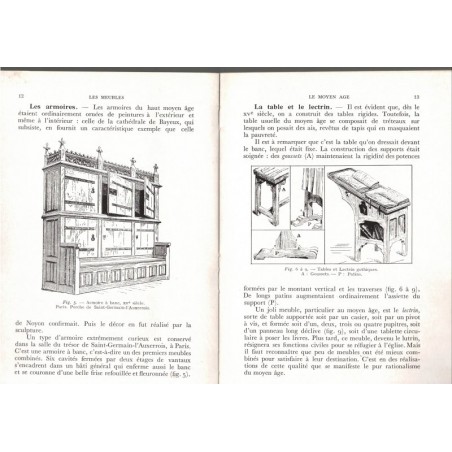 La grammaire des styles, Les meubles T1, de l'art antique au style Louis XIV, 1945 - Antiquités, mobilier