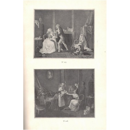 Estampes de l'Ecole française du XVIIIe siècle, Hôtel Drouot 1914 - catalogue art, peintres