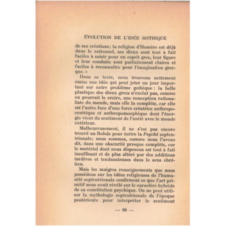 L'art gothique, Wilhelm Worringer, 1941 - art religieux, églises, architecture