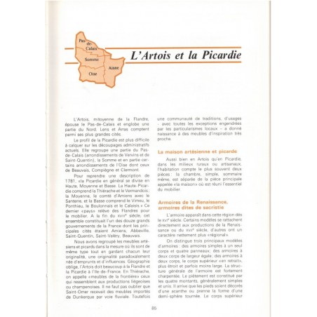 Guide du meuble régional, Gairaud et De Perthuis, 1989 - antiquités, style du mobilier, provinces