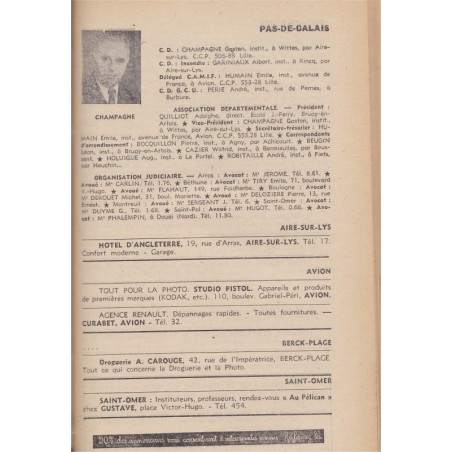 Guide touristique 1950, Pyrénées, MAAIF