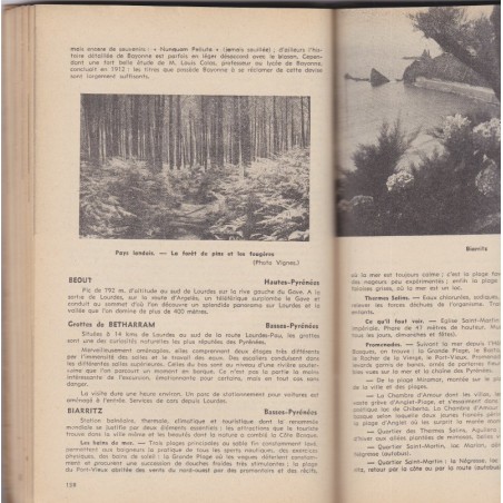 Guide touristique 1950, Pyrénées, MAAIF