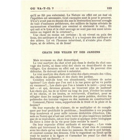 Sa majesté le chat, Fernand Méry, 1956 - animaux domestiques, félins, comportement animaux