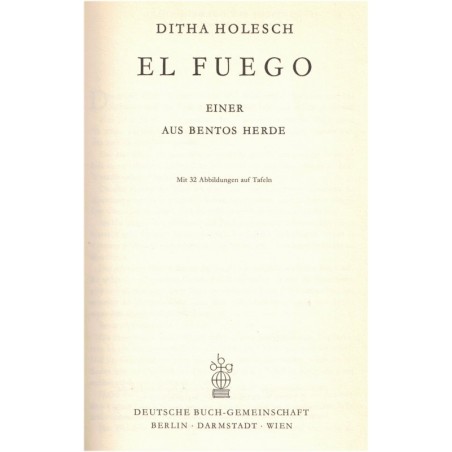 El Fuego, einer aus Bentos Herde, Ditha Holesch, 1965 - Tiere, Pferd, animaux, troupeaux de chevaux