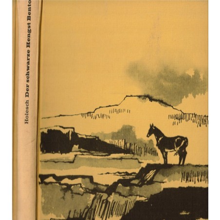 Der schwarze Hengst Bento, Ditha Holesch, 1964 - Tiere, Pferd, animaux, chevaux