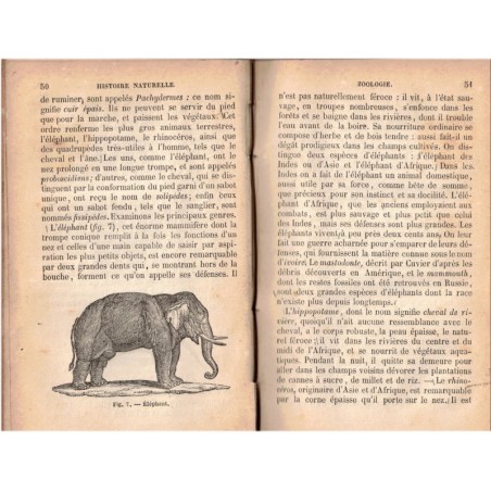 L'histoire naturelle mise à la portée de la jeunesse, Guillaume Beleze 1881 - manuel sciences naturelles, zoologie, botanique,