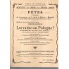 Programme fêtes Lorraine ou Pologne ? Bicentenaire de Voltaire à Lunéville, 1948 - théâtre, histoire Lorraine