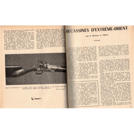 Les cahiers de chasse et de nature, Tony Burnand, année 1952 - récit de chasse, magazines chasseurs, animaux sauvages