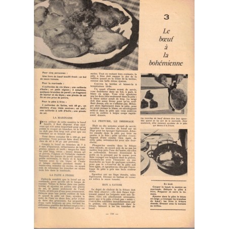 Raymond Oliver, Chez Vous n°5 déc 1960 - magazine féminin, cuisine, décoration