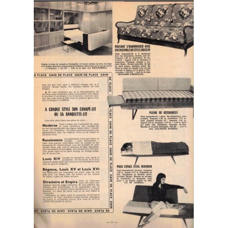 Chez Vous, décoration, cuisine, entretien n°13 mars 1962 - magazine féminin, ameublement vintage 1950